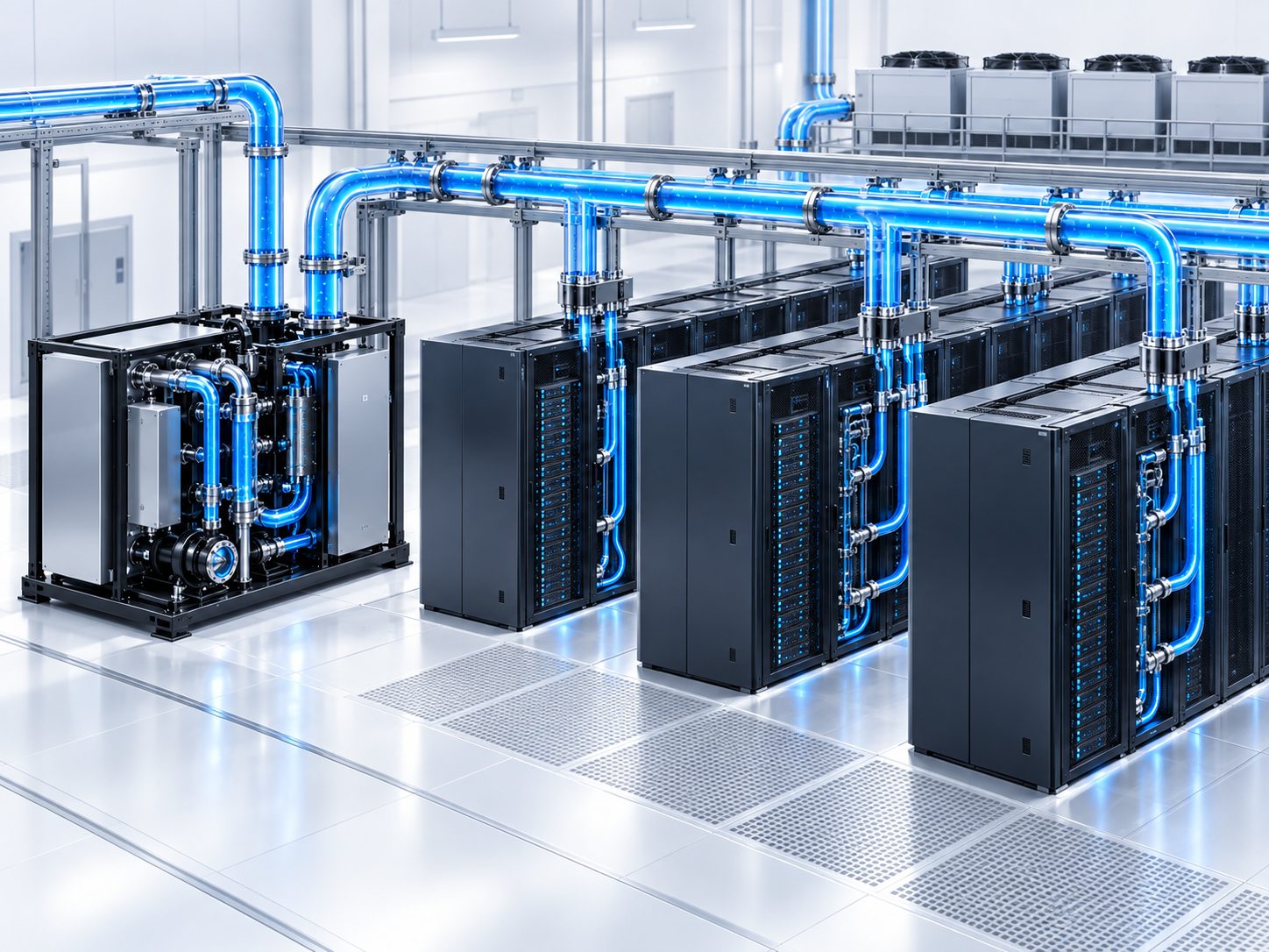 High-density liquid-cooled compute environments