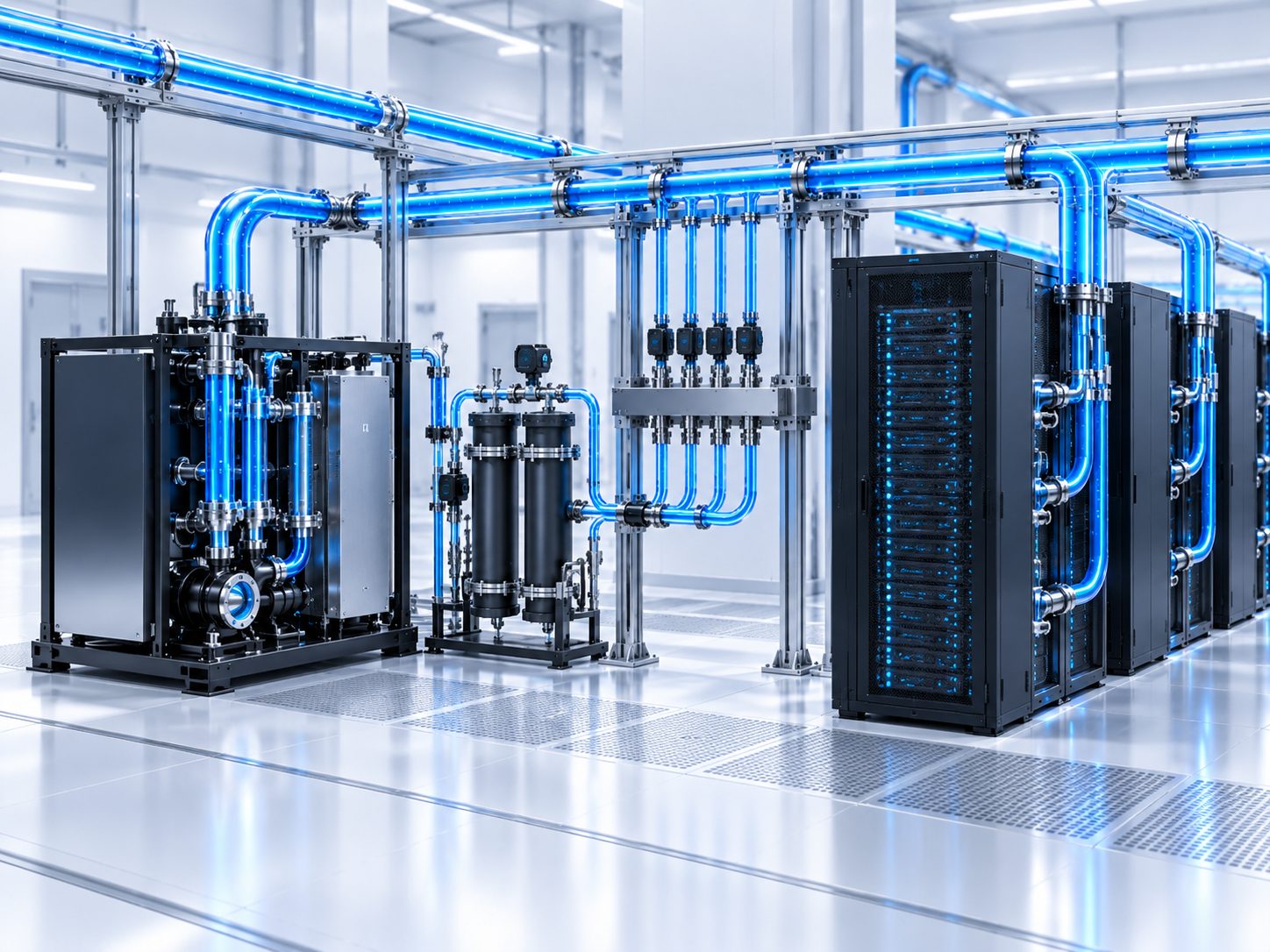 Infrastructure integration of cooling systems and compute